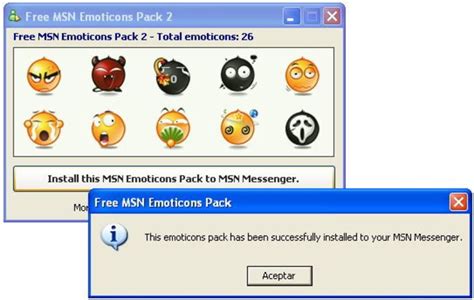 Free Msn Emoticons Pack Descargar