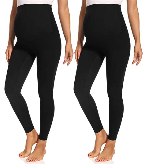 Maternity Foucome Women S Maternity Leggings Over The Belly Pregnancy Active Workout Yoga Tights