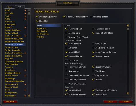 Broker Raid Finder Raid Mods World Of Warcraft Addons