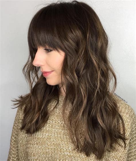 50 Prettiest Long Layered Haircuts With Bangs For 2020 Hair Adviser