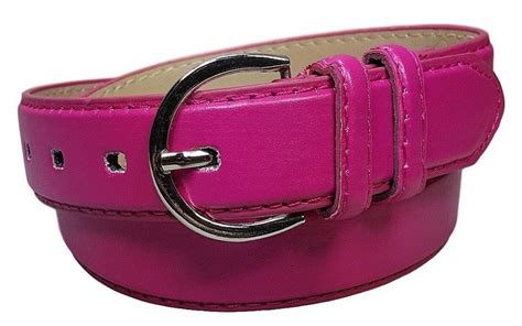 Womens Genuine Leather Casual Pink Belt Womensbelt Girlsbelt