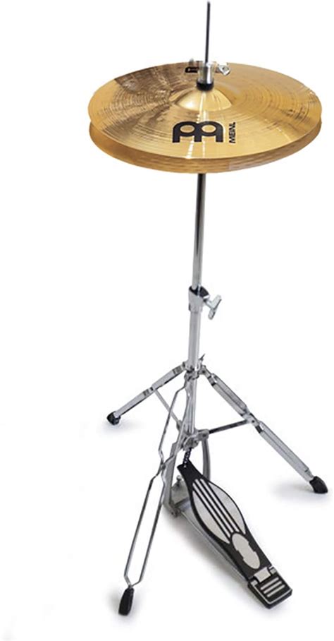 Meinl 13 Hcs Hi Hat Cymbals With Mapex Tornado Drum Hardware Stand