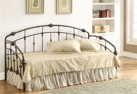 As recommended, we ordered two 8 twin mattresses. Dark Bronze Twin Metal Day Bed from Coaster | Coleman ...