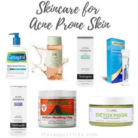 Skincare Routine For Acne Prone Skin J Tay And Little A Acne Prone Skin Care Face Skin Care