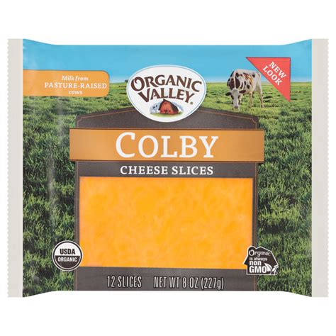 Save On Organic Valley American Cheese Colby Style Unprocessed Singles