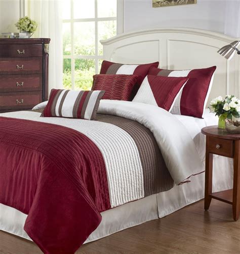 From cherry art deco decor to more pastoral patterns, there is truly no limit to the possibilities of red. Red and Beige Cream Bedding - Recipes with More ...