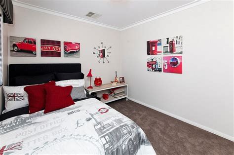 Red Black And White Interiors Living Rooms Kitchens Bedrooms