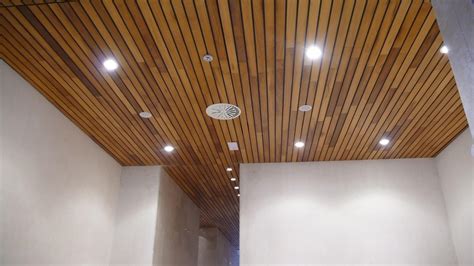 Wood Slat Ceiling Panels Shelly Lighting