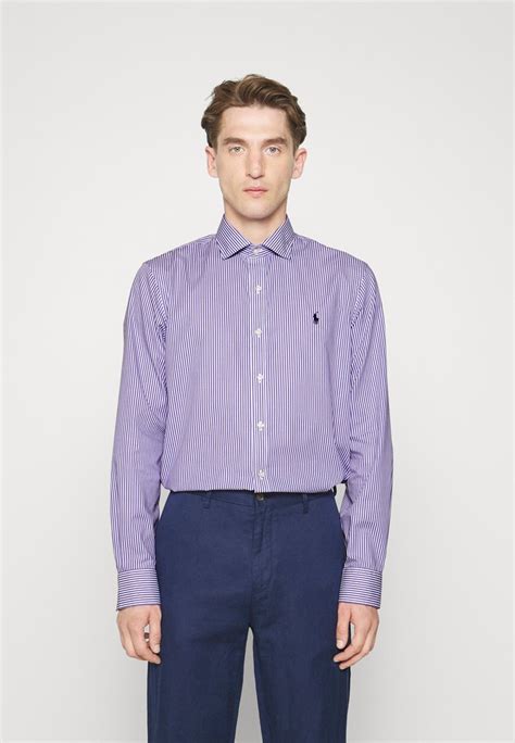 Polo Ralph Lauren Long Sleeve Shirt Purplewhitepurple Zalandoie