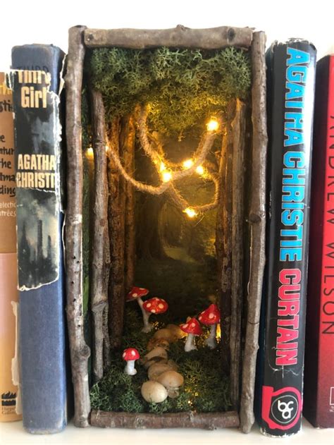Fairy Fantasy Book Nook Bookshelf Art Fun Diy Crafts Book Nooks In