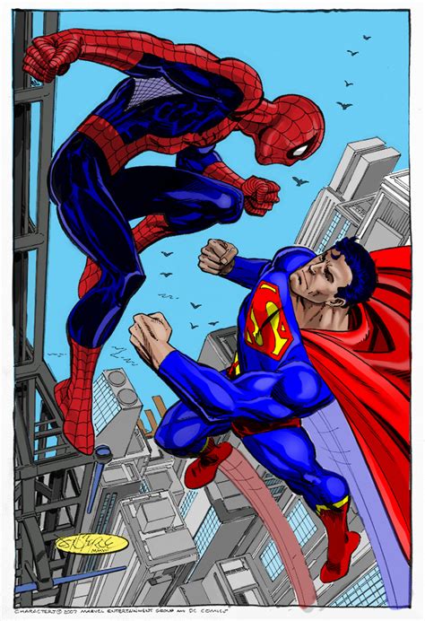 Superman Vs Spider Man By Spanishyoda On Deviantart