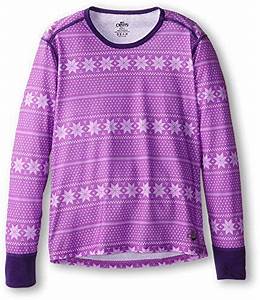  Chillys Youth Midweight Print Crewneck Top Alpine Stripeapril