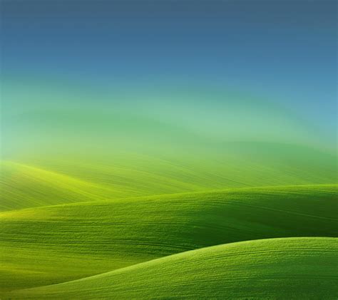Field Nature Landscape Simple Hill Gradient Green Wallpapers Hd