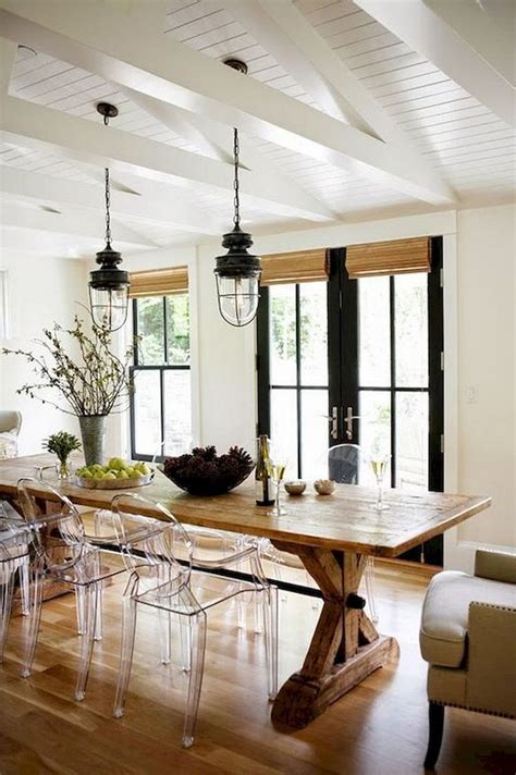 118 Marvelous Modern Farmhouse Dining Room Design Ideas Modern