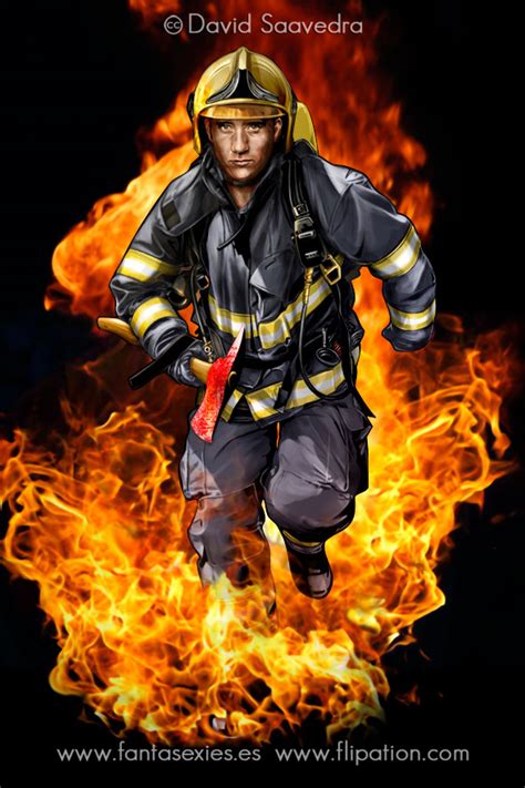 Firefighter By Flipation On Deviantart