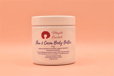 Shea And Cocoa Body Butter Mayabe Essentials