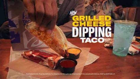 Taco Bell Grilled Cheese Dipping Taco Tv Spot The Most Dippable Taco Ispot Tv
