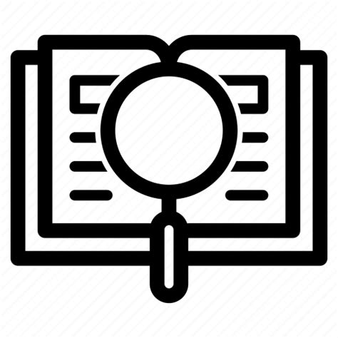 Academic Reading Research Study Icon Download On Iconfinder