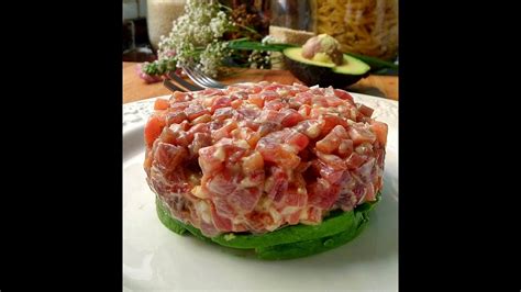 Las mejores recetas de atún. Cómo hacer Tartar de atún rojo fácil y rápido - Receta ...