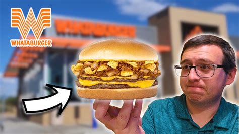 Whataburger Chili Cheese Burger Review 🍔 Chili And Mustard Youtube