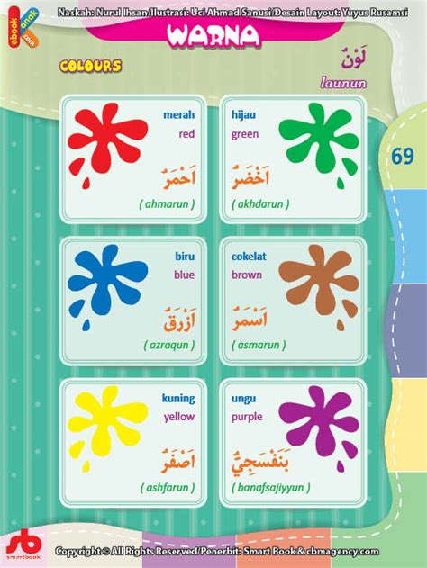 Cara belajar bahasa arab yang kaku, membosankan dan skill anda tidak akan pernah berkembang. Warna Dalam Bahasa Arab Dan Indonesia