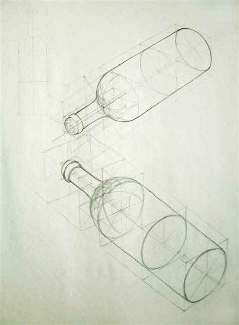 Pin By Linda Hamrin On Drawing Bottle Drawing Perspective Art