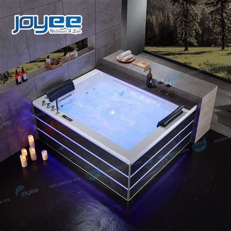 Joyee Large Size Indoor Hot Tub Couple Lay Z Spa Acrylic Whirlpool Massage Bathtub China