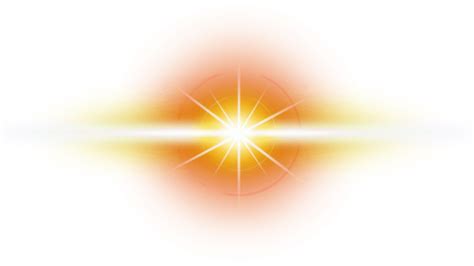 Yellow Lens Flare Png Hd