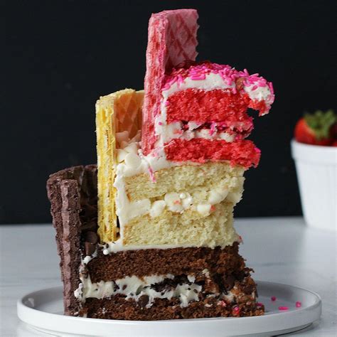 Wafer Cookie Neapolitan Layer Cake 5 Trending Recipes With Videos