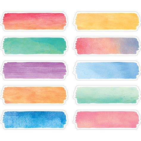 Watercolor Labels At Getdrawings Free Download