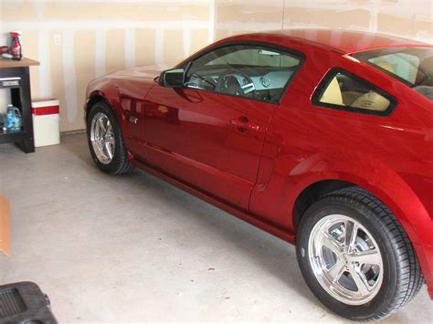 Dark Candy Apple Red Metallic Impressions The Mustang