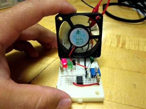 Temperature Controlled Fan Circuit.AVI - YouTube