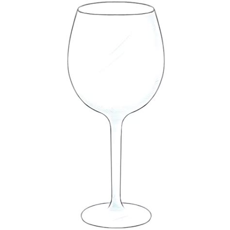 How To Draw A Wine Glass Easy Drawing Art