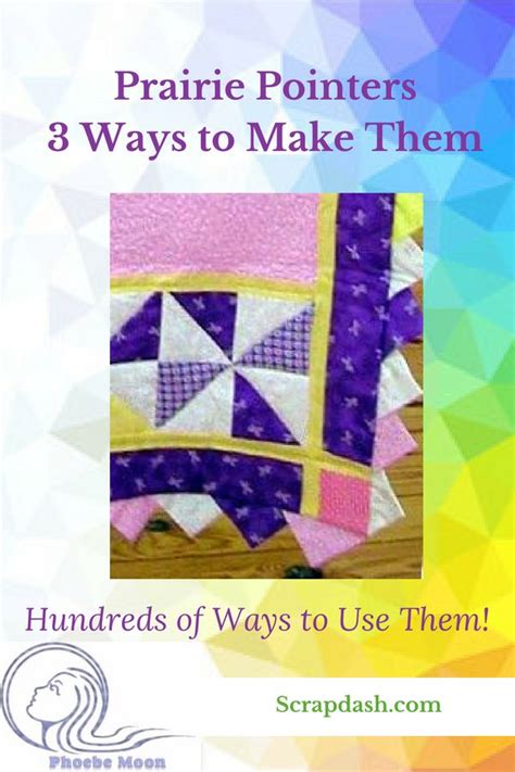 Phoebemoon Quilt Tutorials ⋆ How To Make And Use Prairie Points Quilt