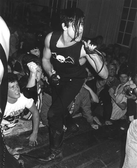 glenn danzig while performing in the original incarnation of the misfits 1982 r punk
