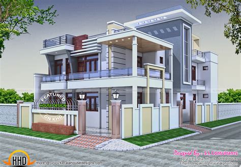 36x62 Decorative Modern House In India Kerala Home