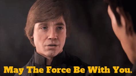 Star Wars Luke Skywalker GIF Star Wars Luke Skywalker May The Force Be With You Discover