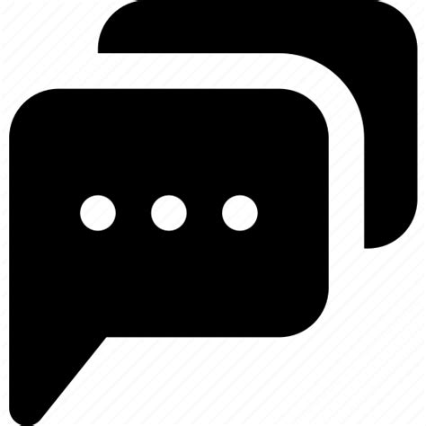 Chat Communication Conversation Dialogue Discussion Icon