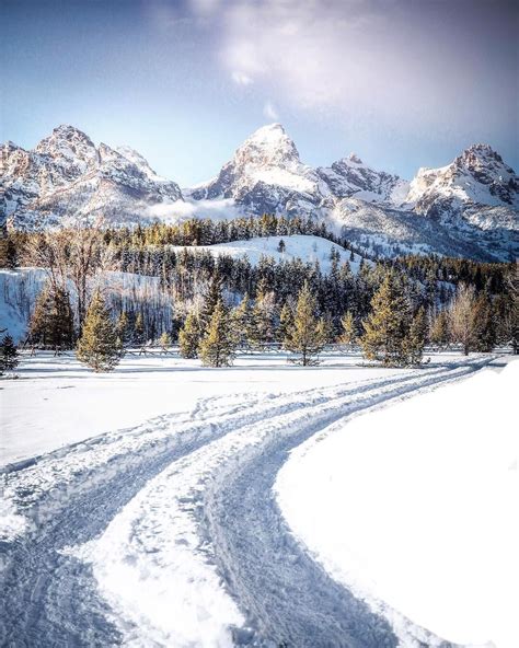 🇺🇸 Grand Teton National Park In Winterwyoming By Nik Hardiman Nik