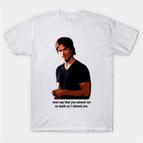 Damon Salvatore Vampire Diaries T Shirt Teepublic