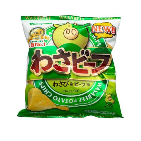 Yamayoshi Hot Wasabi Potato Chips 55g