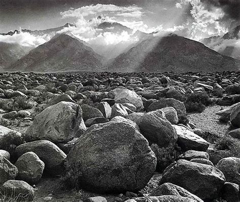 Ansel Adams Mount Williamson Sierra Nevada From Manzanar Ca 1944