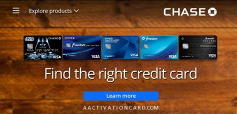 The very first thing you'll want to do after receiving your card is to verify its receipt and to activate it. Chase.com/verifycard: Activate Your Chase Card