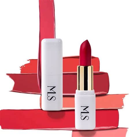 Mls White Matte Lipstick Long Lasting 12colors Shopee Philippines