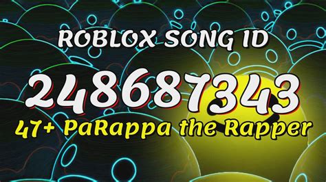 47 PaRappa The Rapper Roblox Song IDs Codes YouTube