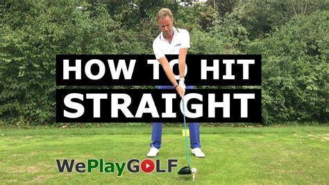 Golf Tip How To Hit A Straight Drive Always Hit The Center Of Your