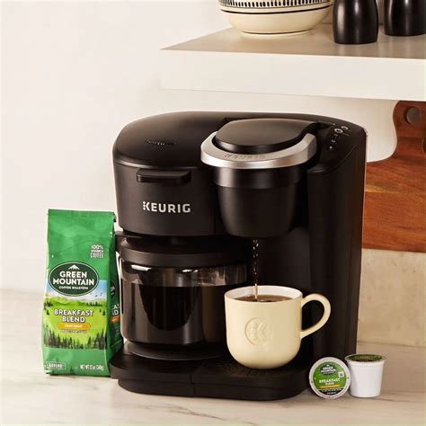 Keurig K Duo Essentials Black Single Serve K Cup Pod Coffee Maker