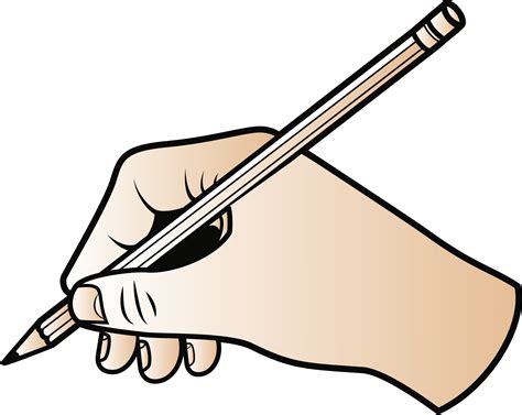 Clipart Writing With Pencil 1