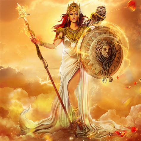 Artstation Athena Greek Mythology Goddess Of War My Virsion