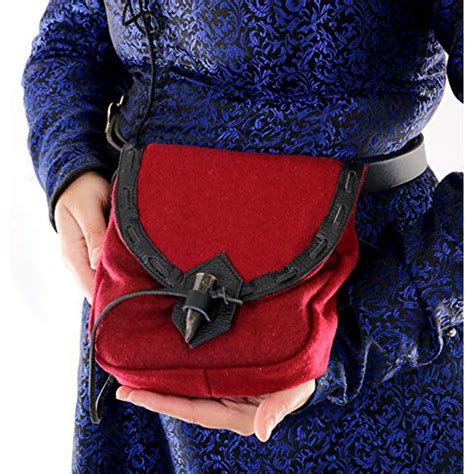 Mythrojan Belt Pouch Renaissance Costume Accessories Larp Waist Bag